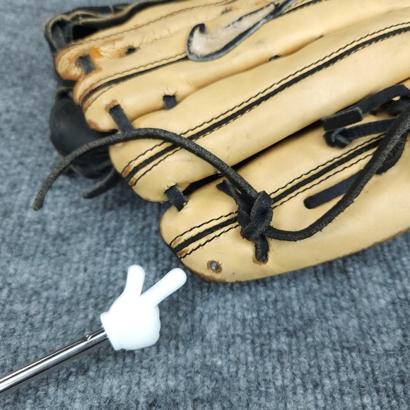 Nike Diamond Elite Edge 14 Inch Baseball Glove Black Tan RHT BF1352-021 - Picture 6 of 14